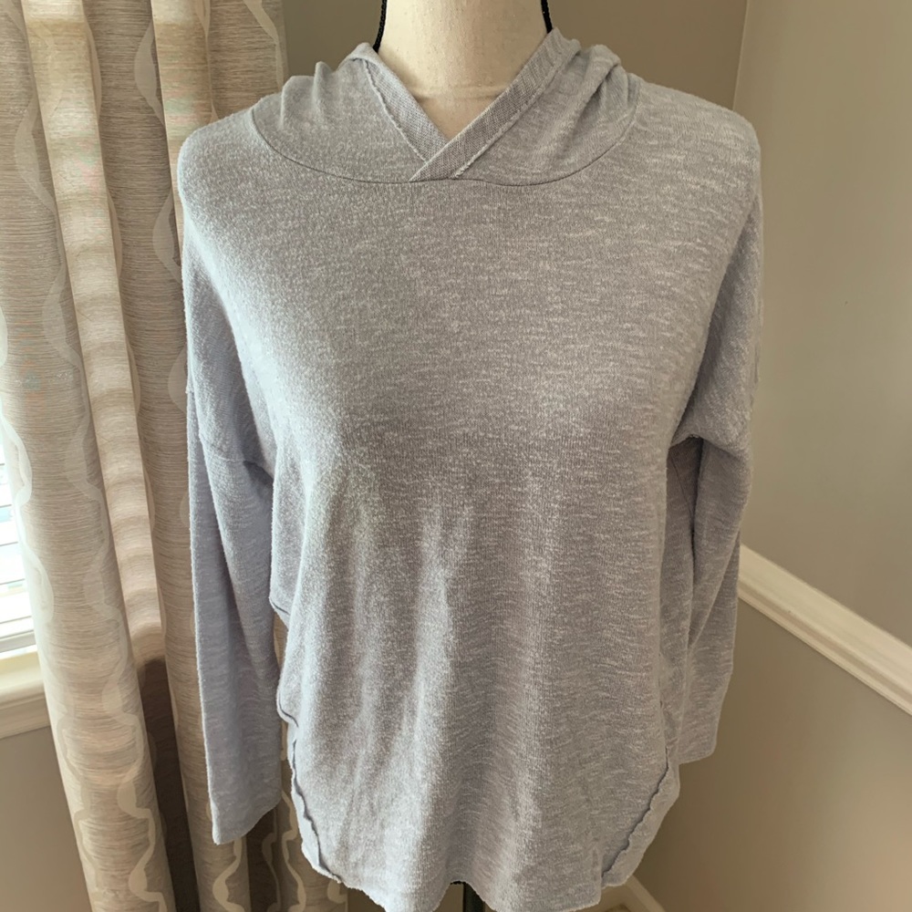 America‎ Eagle Lightweight Hooded Sweatshirt, Grey, Size Small